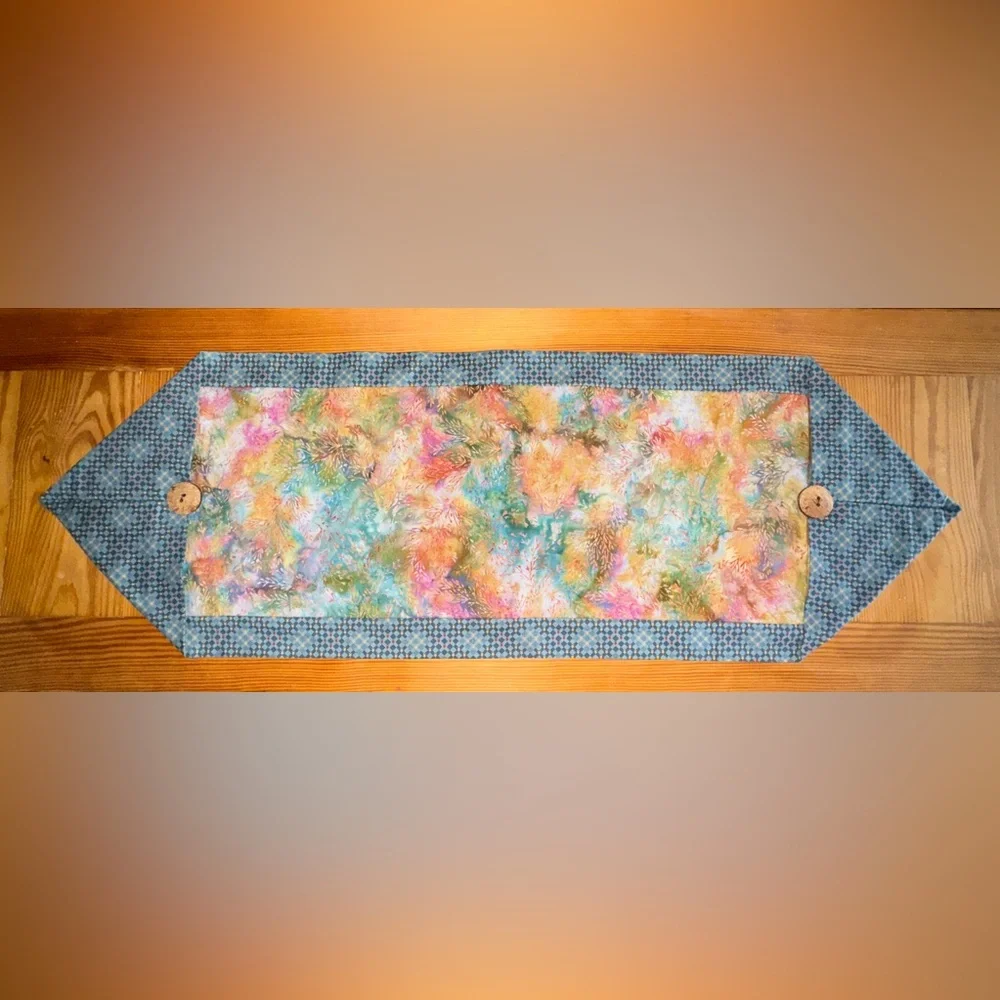 Table Runner Custom Made Multicolor ~41”x14”